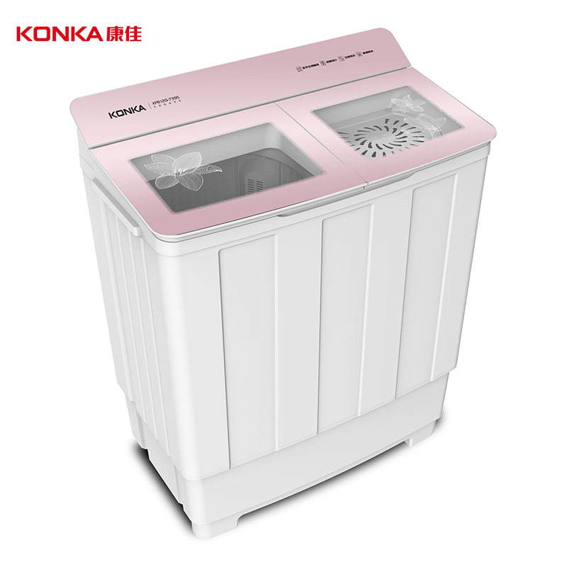 康佳(KONKA)12公斤 半自动波轮 大容量 双桶双缸洗衣机XPB120-739S高清大图
