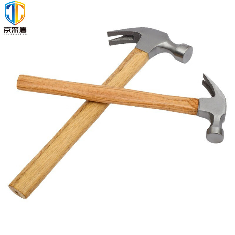 京采盾 木柄羊角锤多功能高碳钢家用起钉锤工具锤子长34.5cm 重0.75kg高清大图