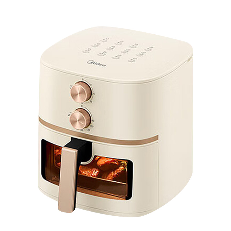 美的空气炸锅5L可视窗口不用翻面电炸多功能MF-KZE5089