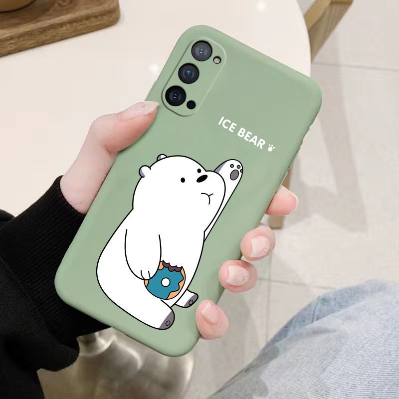 opporeno4手机壳硅胶情侣reno4pro卡通网红全包防摔reno4个性软壳