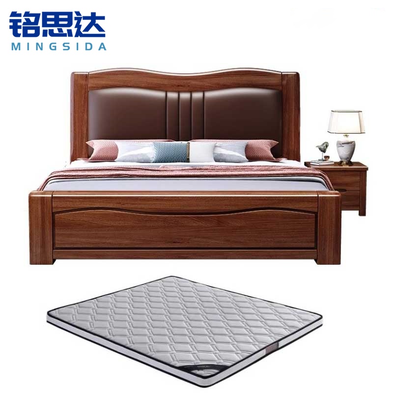 铭思达 软包实木床..高清大图