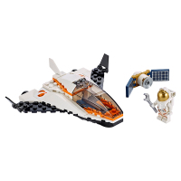 LEGO乐高城市系列太空卫星任务60224 男孩女孩5岁+生日礼物 玩具积木