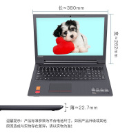 联想（Lenovo）扬天V110 15.6英寸商务家用轻薄笔记本电脑（英特尔处理器N3350 8G内存 500GB+128GB）定制玛瑙黑