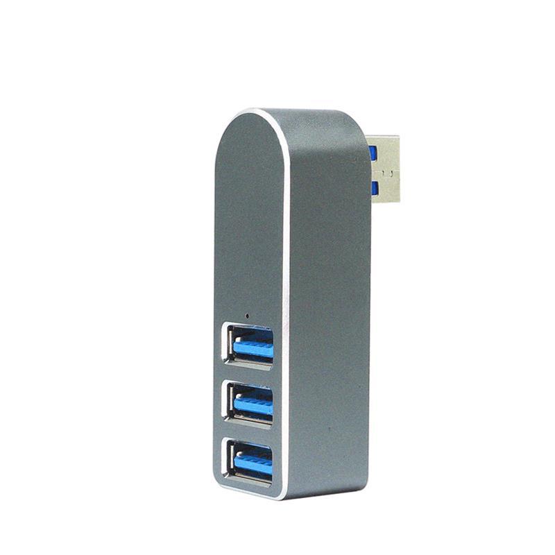迷你usb3.0扩展器小巧分线器高速电脑笔记本多接口无线旋转扩展坞