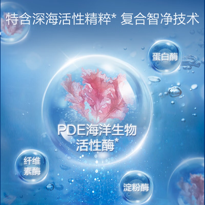 立白 御品海洋智净洗衣液2kg 洁净护衣持久留香 夏威夷太阳花香氛高清大图