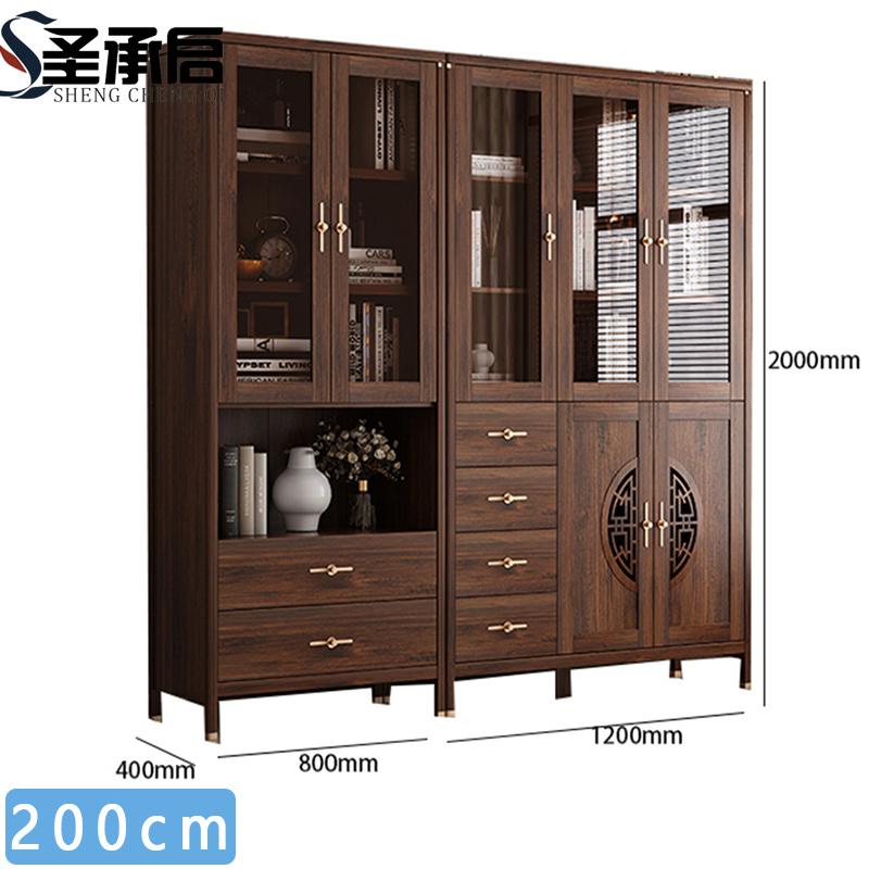 圣承启 书柜 七门 台高清大图