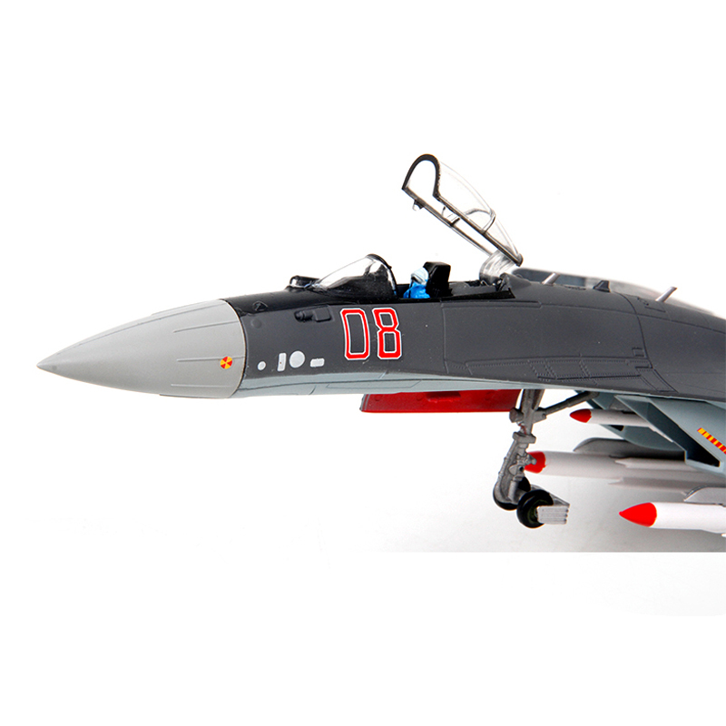 172苏35战斗机飞机模型仿真摆件合金军事模型飞35战机航模