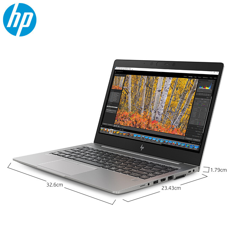 惠普（HP）ZBOOK14uG5 14寸移动工作站（I7-8550U 8G 512GSSD 2G独显 Win10H）