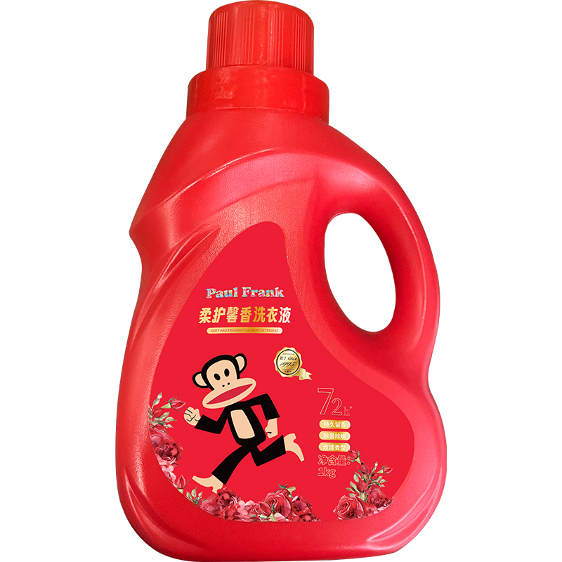 大嘴猴(Paul Frank) 柔护馨香 1KG 瓶装 洗衣液 (计价单位:瓶)