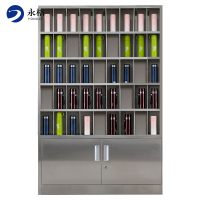 永格不锈钢工厂车间员工水杯柜茶水茶杯存放柜水杯放置柜碗柜多格柜子45格