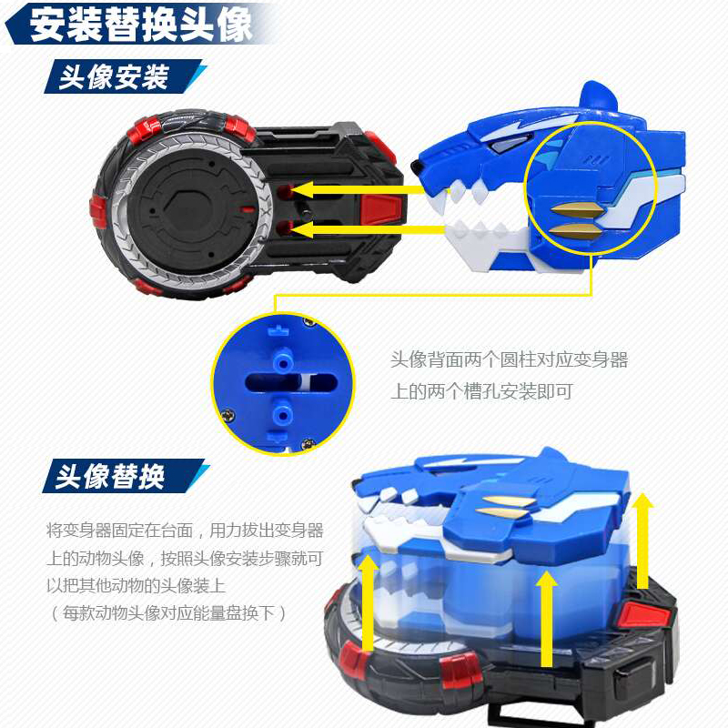 正版迷你特工队x玩具能量盘声光变身器手表套装武器福特刀特攻队 四形态战士变身召唤器套装[赠能量盘+螺丝刀+电池]高清大图