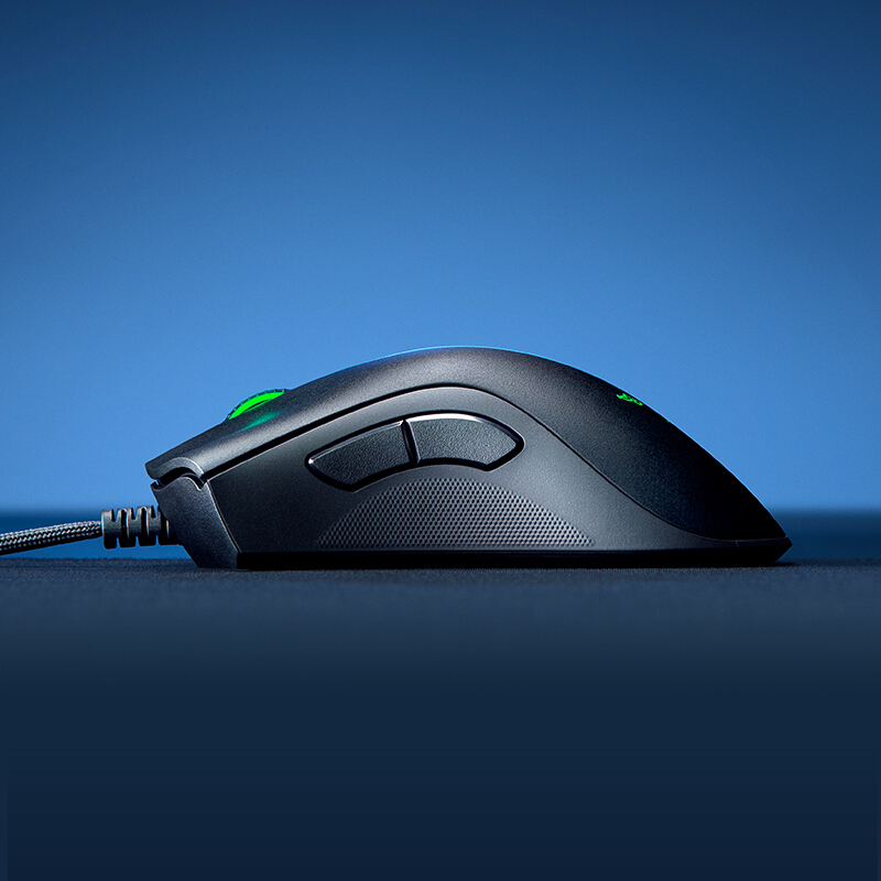 雷蛇 Razer 炼狱蝰蛇V2 鼠标 有线鼠标 游戏鼠标 人体工程学 电竞 黑色 20000DPI lol吃鸡神器cf