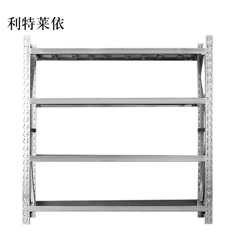 利特莱依加厚201不锈钢重型货架商用仓库多层置物架多功能储物架1200*500*2000mm