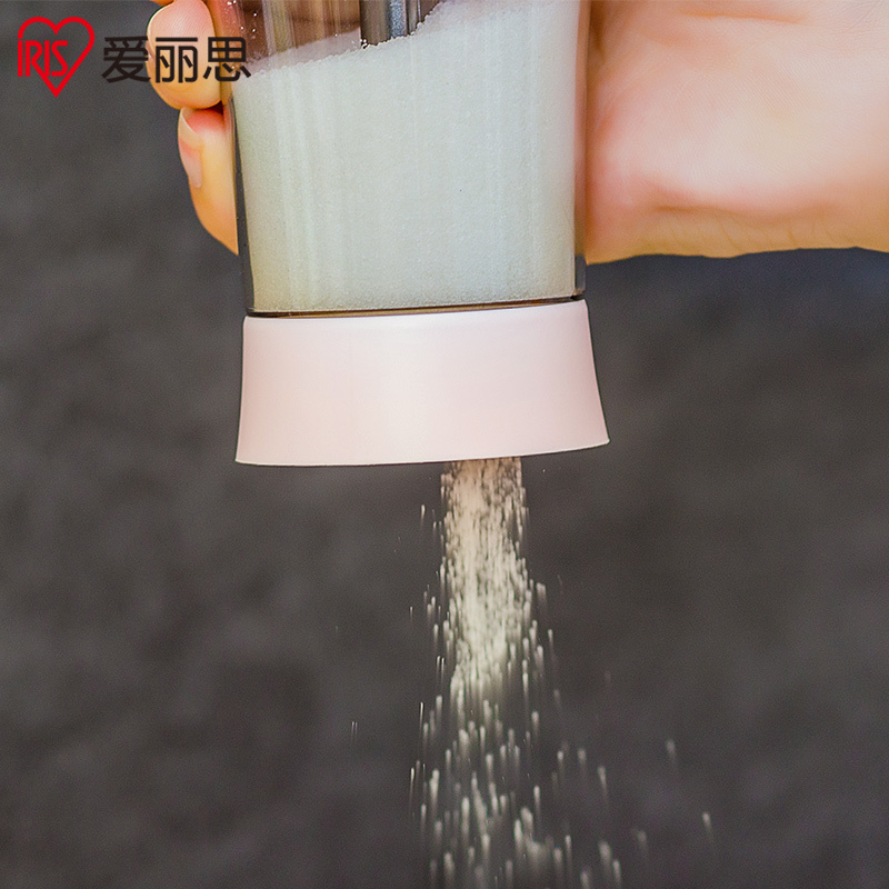 爱丽思(IRIS)厨房环保定量油罐调料瓶/罐 收纳套装 调料盒定量油瓶 象牙白