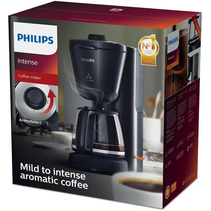 飞利浦(Philips)咖啡机 家用滴漏式型智能科技滴滤式全自动咖啡壶 HD7685/90 美式咖啡壶