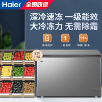 海尔(Haier)冰柜家用300升商用大容量无需频繁除霜一级能效省电-35度深冷锁鲜卧式速冻冷柜BC/BD-300GH