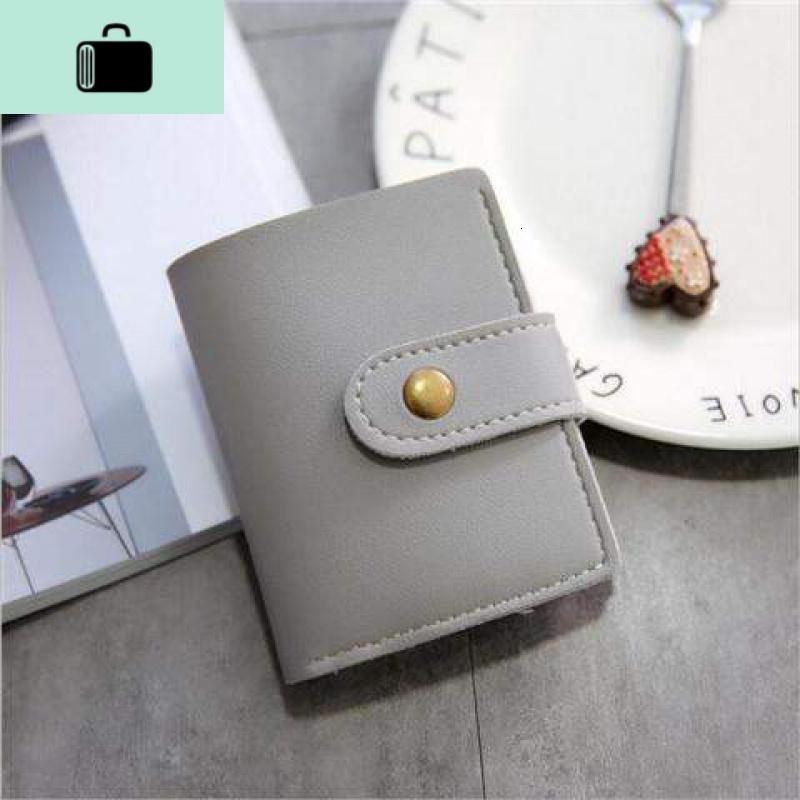 女短款钱包长款韩版学生手拿包迷你卡包NEW LAKE AM011浅灰