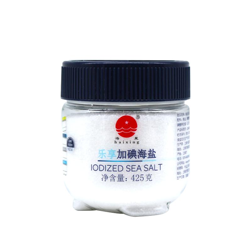 海星乐享 盐 乐享加碘海盐 425g