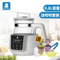小白熊 恒温调奶器 温奶器 冲奶器 暖奶器0.8L 玻璃快速恒温水壶 HL-0856