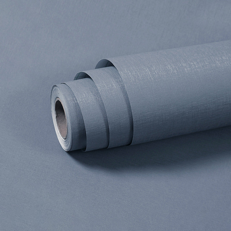 先围 壁纸 PVC自粘蓝灰纤丝 卷高清大图