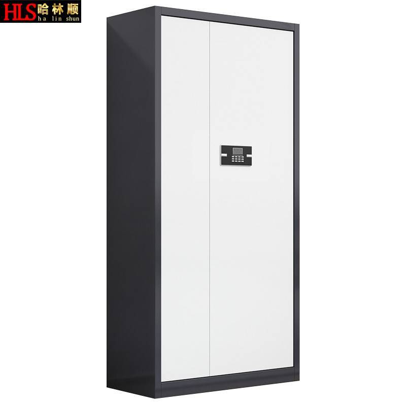 哈林顺 通门保密柜1850*900*420电子锁灰白色/个 保密柜加厚款通体密码钥匙电子锁钢制密码柜