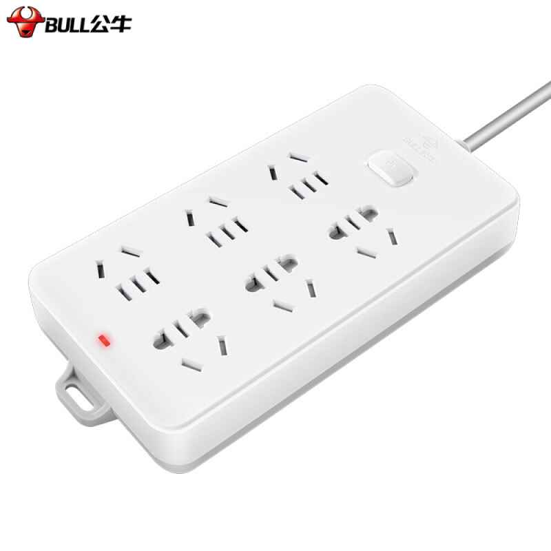 公牛(bull) 插座新国标接线板 GN-109K 10米