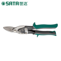 世达（SATA）左头航空剪 工业级铁皮剪白铁剪剪刀 10英寸 93101 1把
