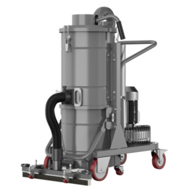 博赫尔(POHIR)工业吸尘器3KW双桶 100L 380V反吹型工业吸尘器大功率工厂车间粉尘工业专用大吸力吸水吸尘器高清大图
