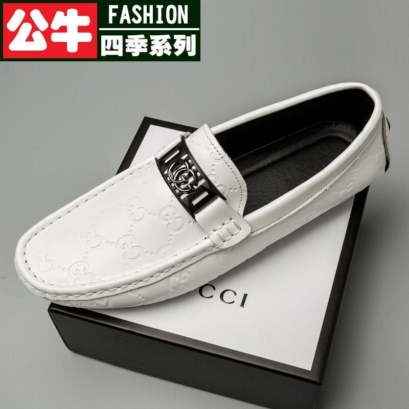 公牛四季男士休闲鞋009566 公牛四季男鞋男鞋新款豆豆鞋男透气韩版潮
