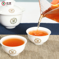 中茶黑茶园 黑茶 湖南安化 金花茯砖茶 金花MM手筑茯砖360g