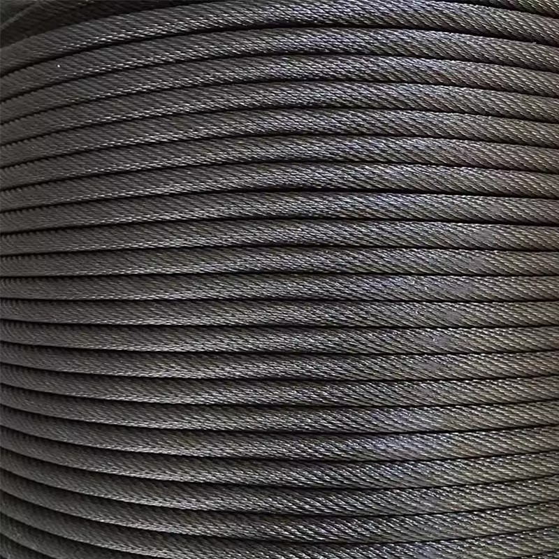 立伟铁牛涂油钢丝绳8mm/米高清大图