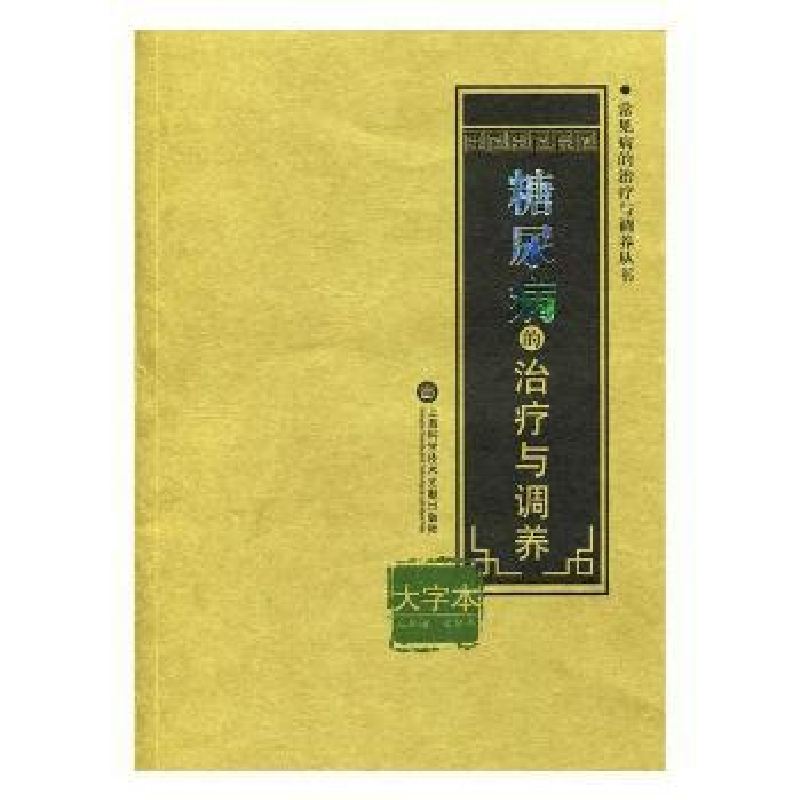 音像糖尿病的治疗与调养:大字本冯健 编