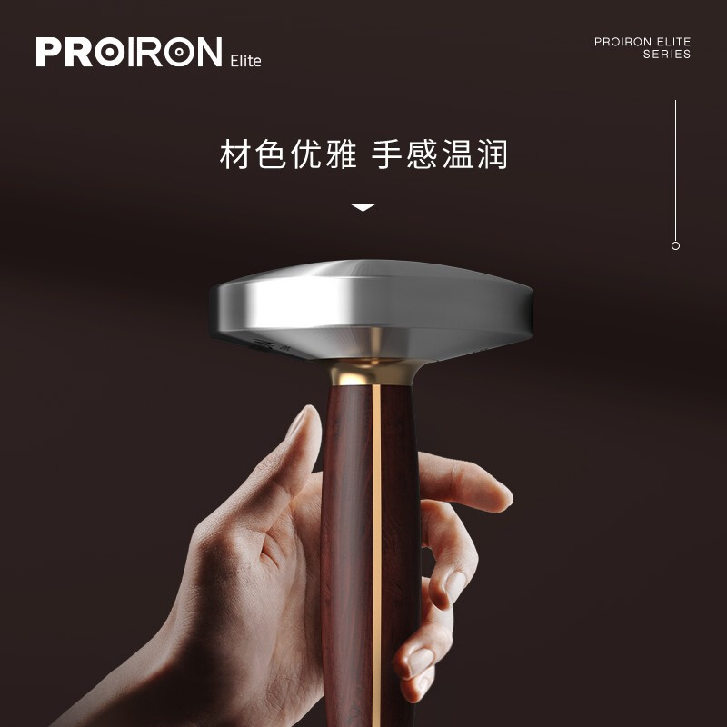 PROIRON普力艾 科檀木铜钢哑铃可订制家用办公室商务健身创意礼物摆件 科檀木铜钢古典款14kg/单只高清大图