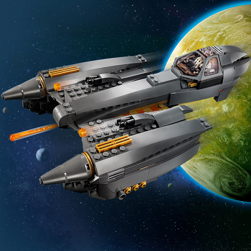 LEGO乐高星球大战系列格里弗斯将军的星际战斗机75286 男孩女孩9岁+电影周边 玩具积木