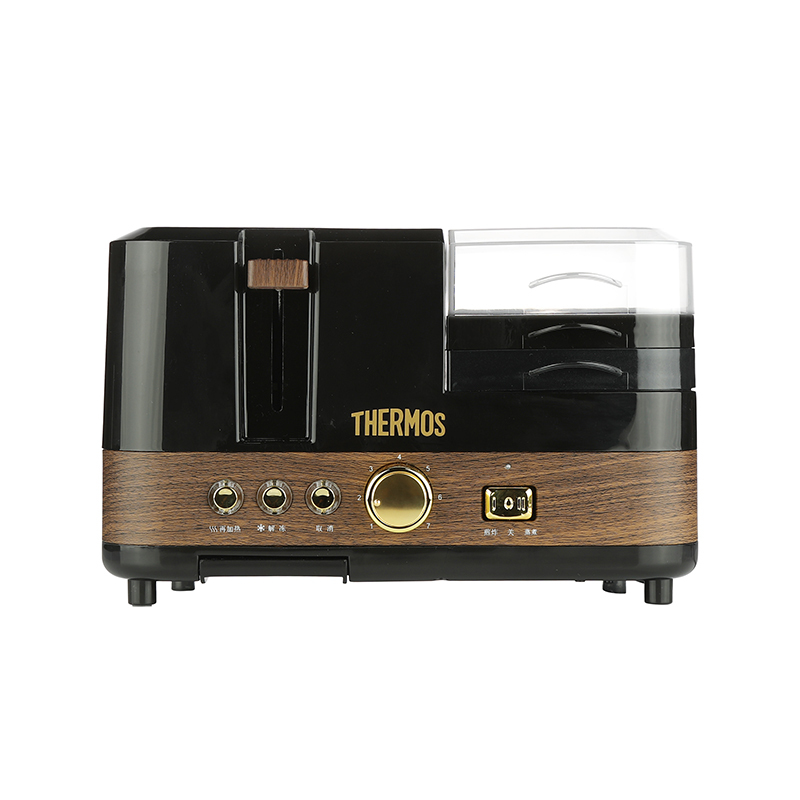 膳魔师多功能早餐机.烘、蒸、煮、煎,多功能一体机多功能多士炉7档烤色选择,7种不同口感