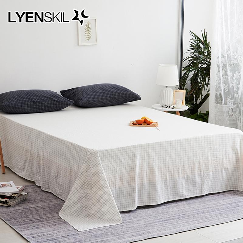 美帮汇日式素色全棉水洗棉儿童床单单件1.8米床条纹学生宿舍单人被单1.5高清大图