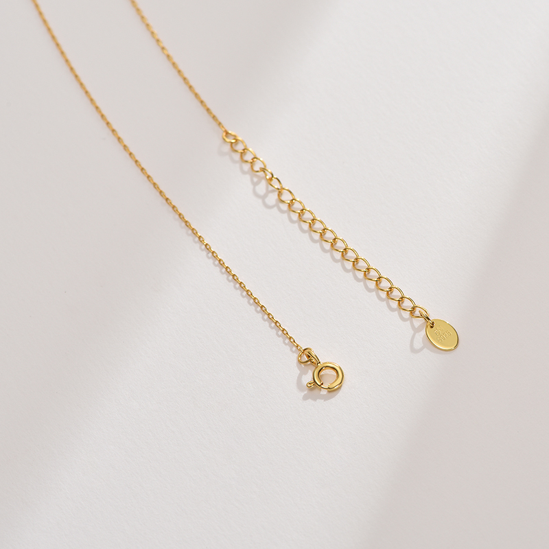 京润珍珠雅柔s925银淡水珍珠吊链67mm白色水滴形时尚甜美珠宝