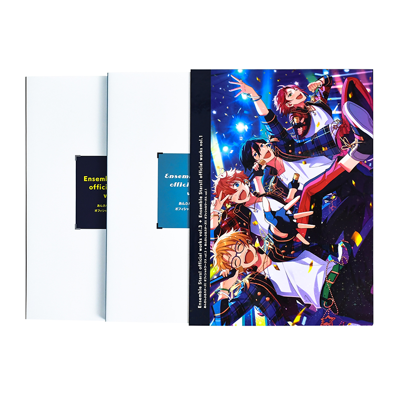 偶像梦幻祭画集vol.3+偶像梦幻祭2 vol.1套装2册盒装 [正版]日文原版 偶像梦幻祭画集vol.3+偶像梦幻高清大图