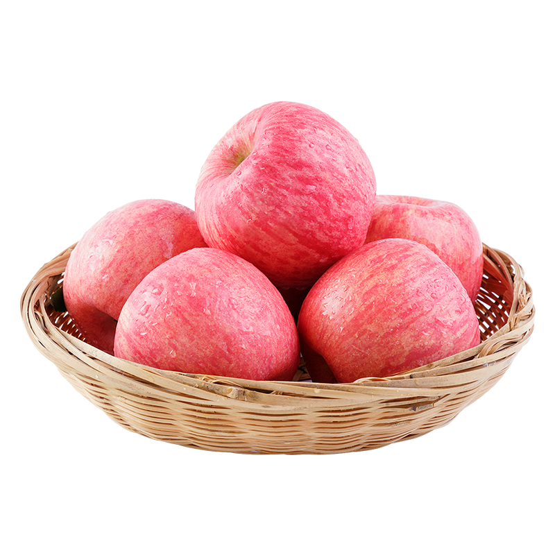 陕西延安洛川苹果红富士6枚大果洛川苹果水果