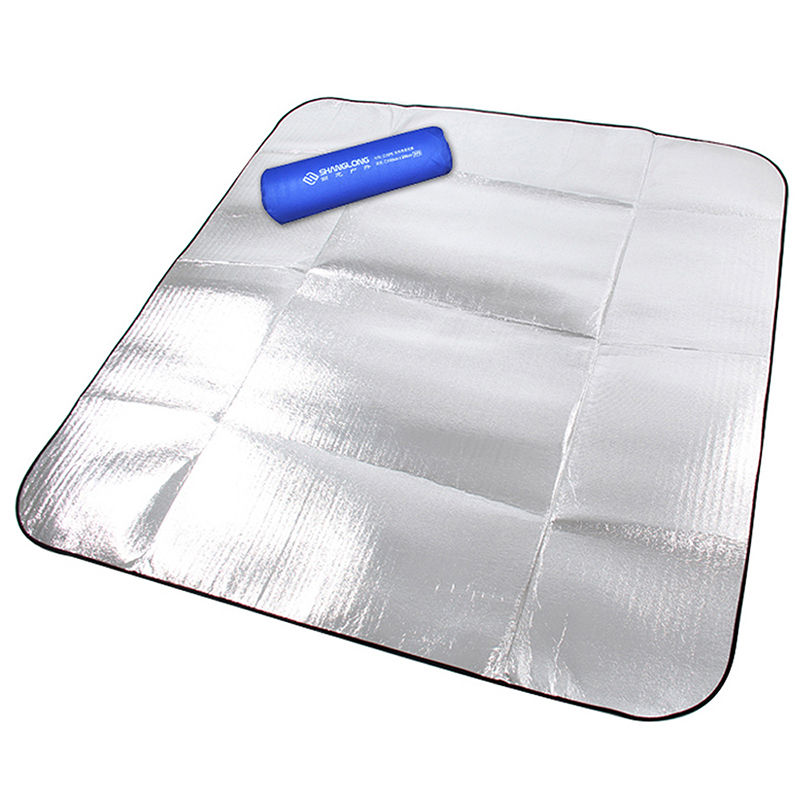 防潮垫帐篷垫折叠沙滩垫户外多人垫子防水坐垫地垫睡垫野餐垫铝膜 200