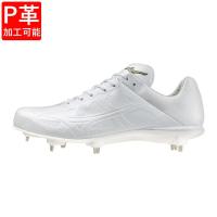 美津浓(Mizuno)男棒球鞋轻量透气耐磨防滑超轻225g专业户外训练鞋 White 43