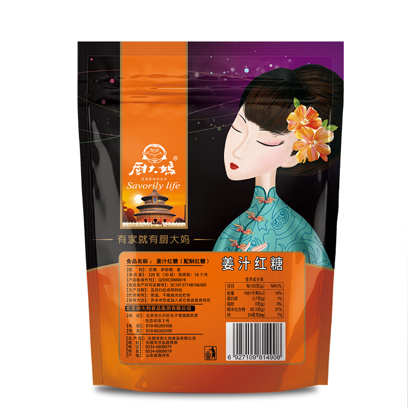 厨大妈姜汁红糖320g