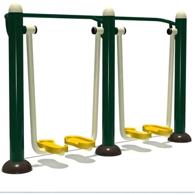 有优贝贝户外小区公园建设器材腹肌架双人漫步机太极云手185*50*125