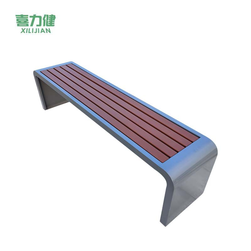 喜力健 不锈钢公园椅 180*40*45CM 张高清大图