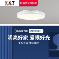 BULL公牛led吸顶灯家用灯具客厅现代简约大气阳台圆形卧室客厅灯顶灯