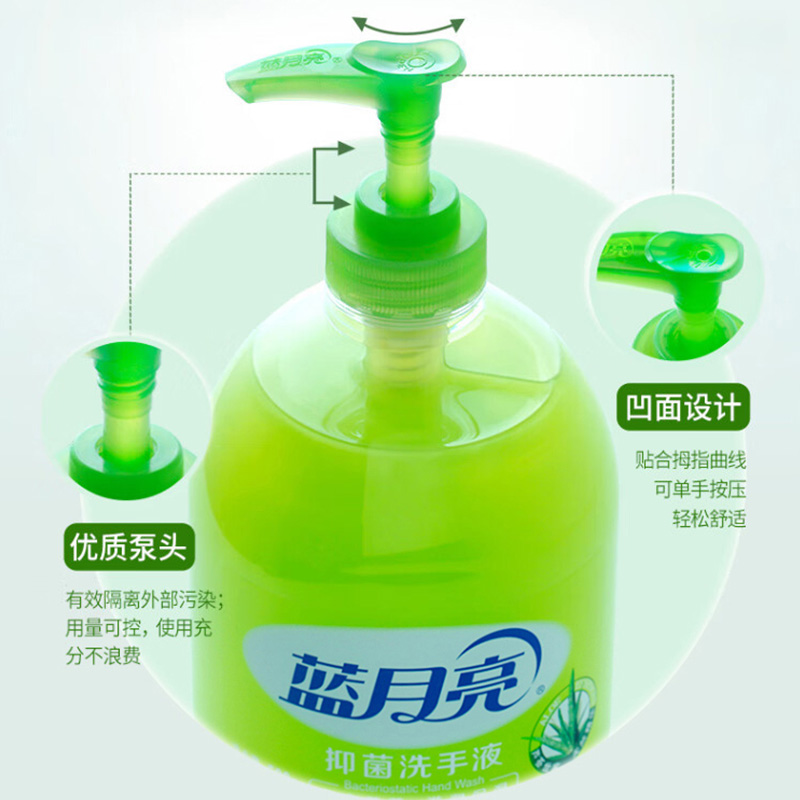 蓝月亮洗手液300g*24瓶泡沫丰富滋润保湿芦荟80001904高清大图