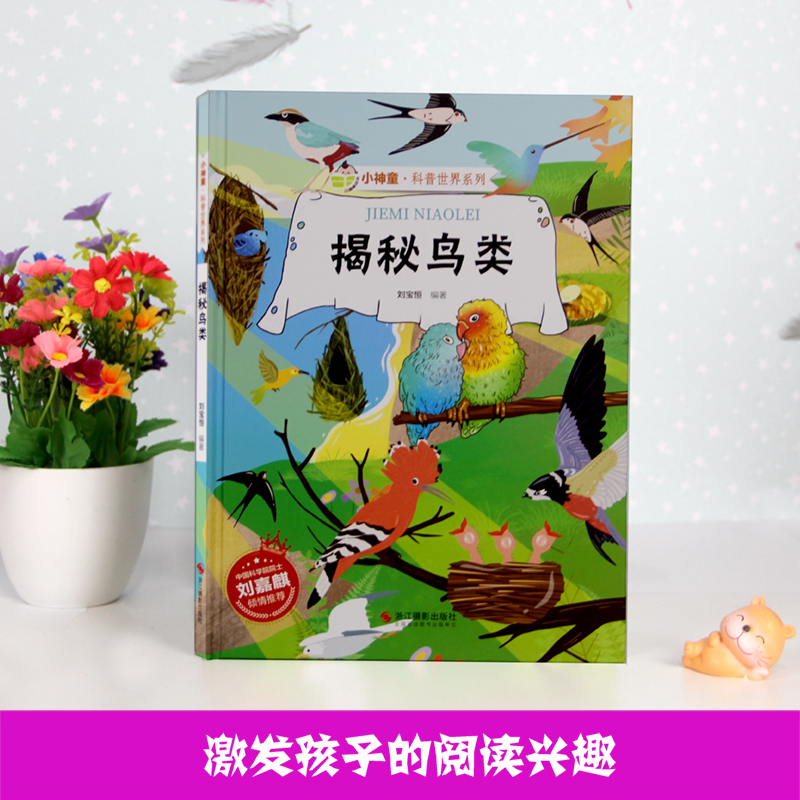 揭秘鸟类 [正版]揭秘鸟类 鸟类百科全书大全绘本 揭秘系列小神童科普世界硬壳绘本幼儿园儿童幼儿趣味漫画科普类书籍小学飞行高清大图