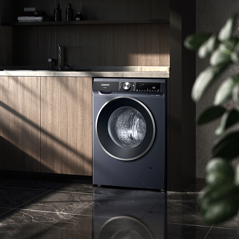 西门子洗衣机siemens10公斤滚筒洗衣机iq300超氧洗衣机wb45ame10w