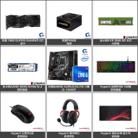 技嘉 全家桶DIY组装台式机 B460M AORUS ELITE小雕主板搭10400FCPU套装