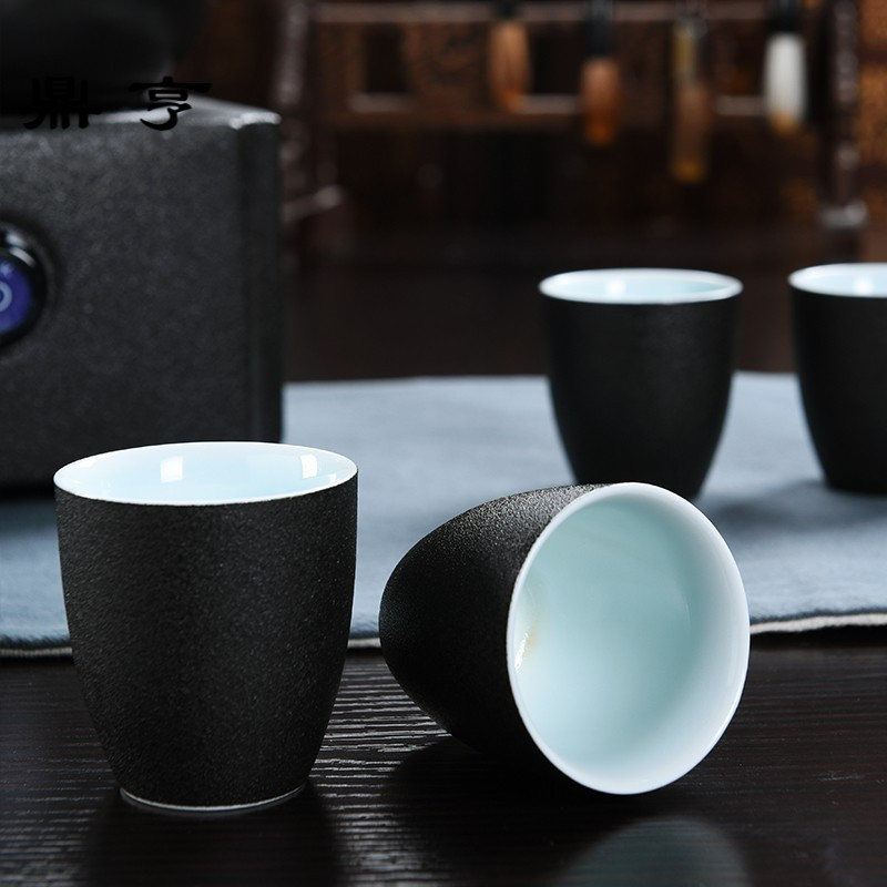 鼎亨中式电陶炉煮酒器温酒器加热烫酒壶家用花酒黄酒杯烧酒酒具